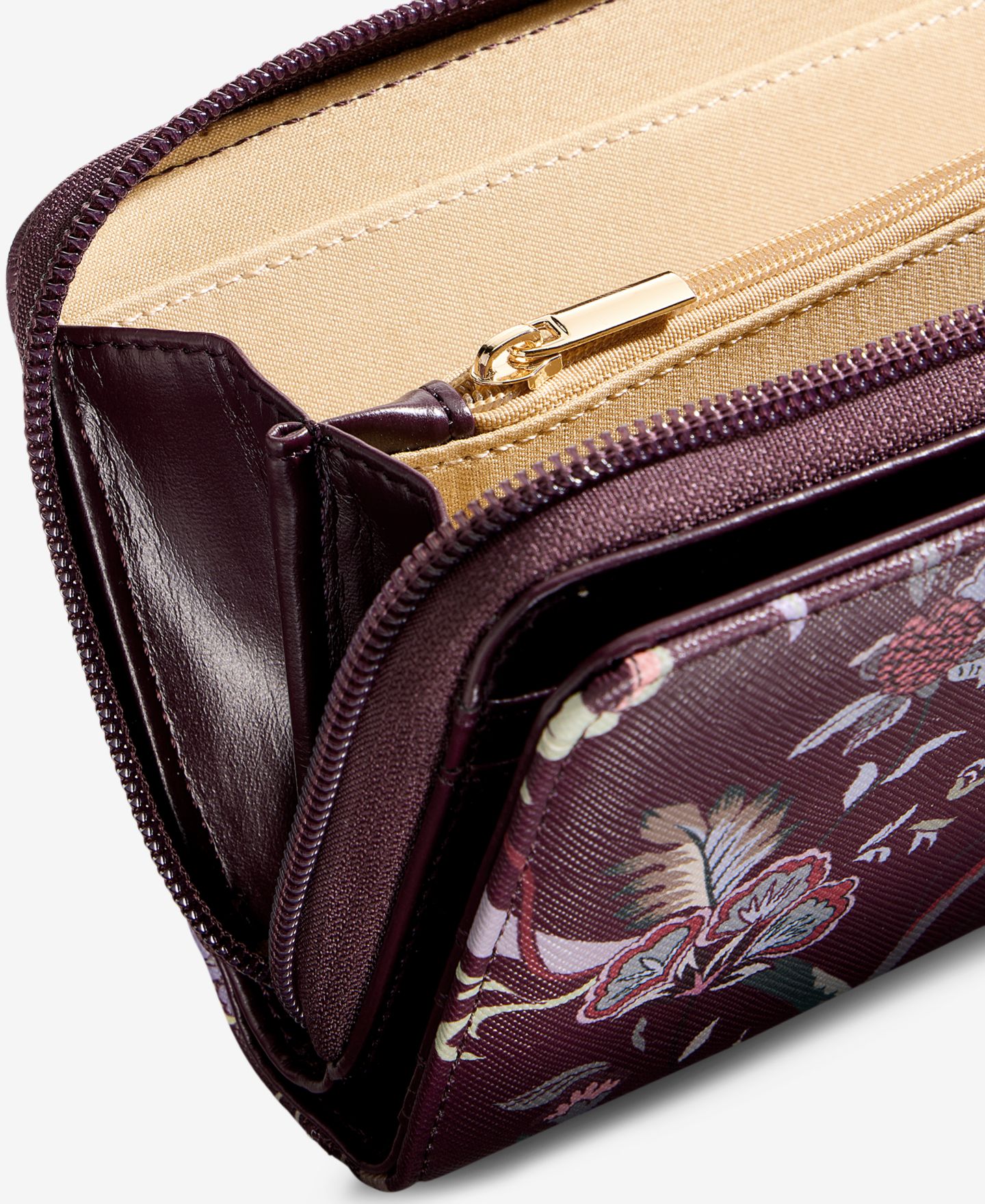 Женский кошелёк Giani Bernini Floral All-in-One Wallet, цвет: Dark Flora — фото 4