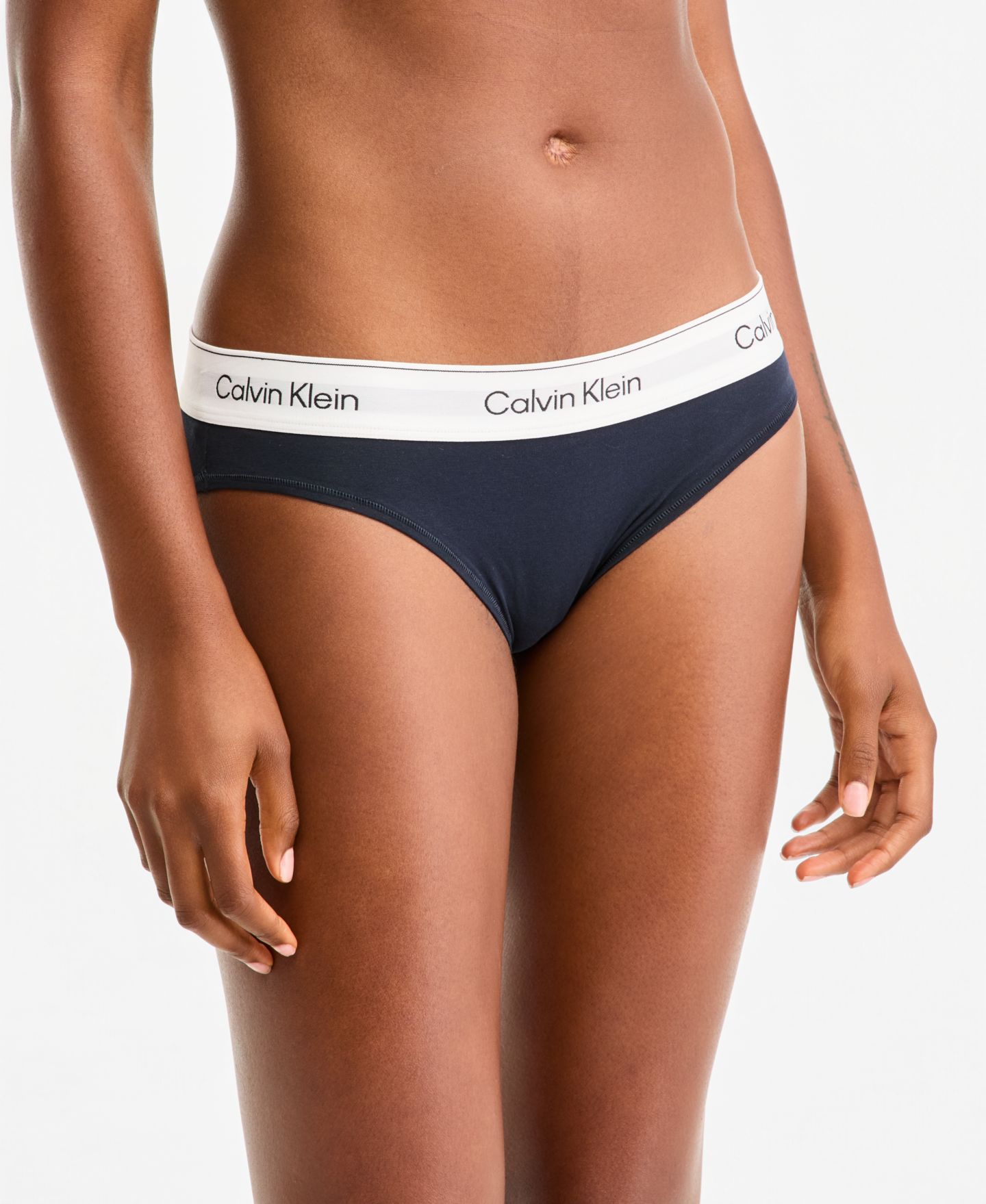 Трусы-бикини Icon, хлопок, модал — Calvin Klein, цвет: Dark Sapph — фото 5