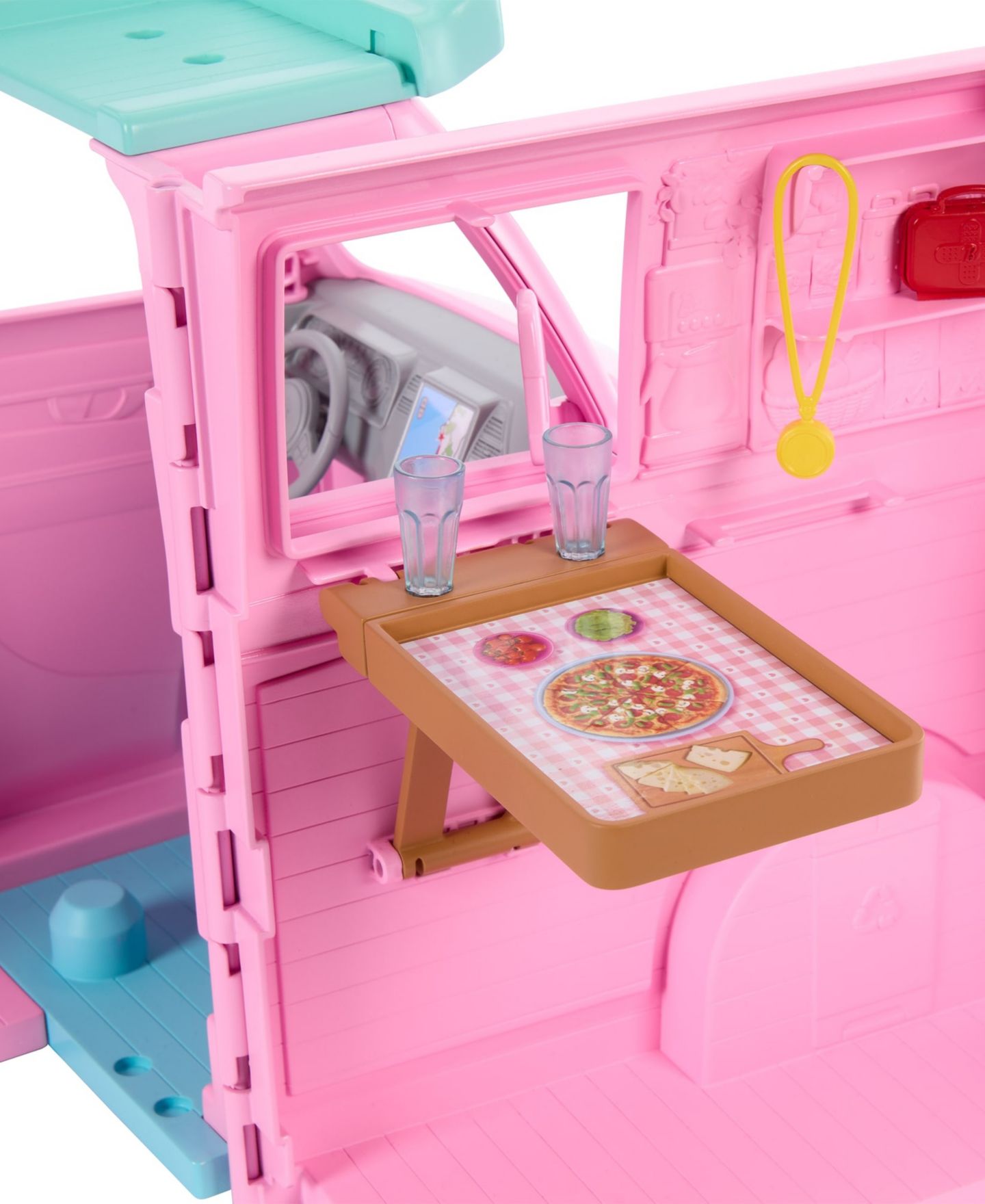 Детский игровой набор Barbie Dream Land Road Trip Camper 20-Piece Playset with Puppy & Travel Accessories — фото 4