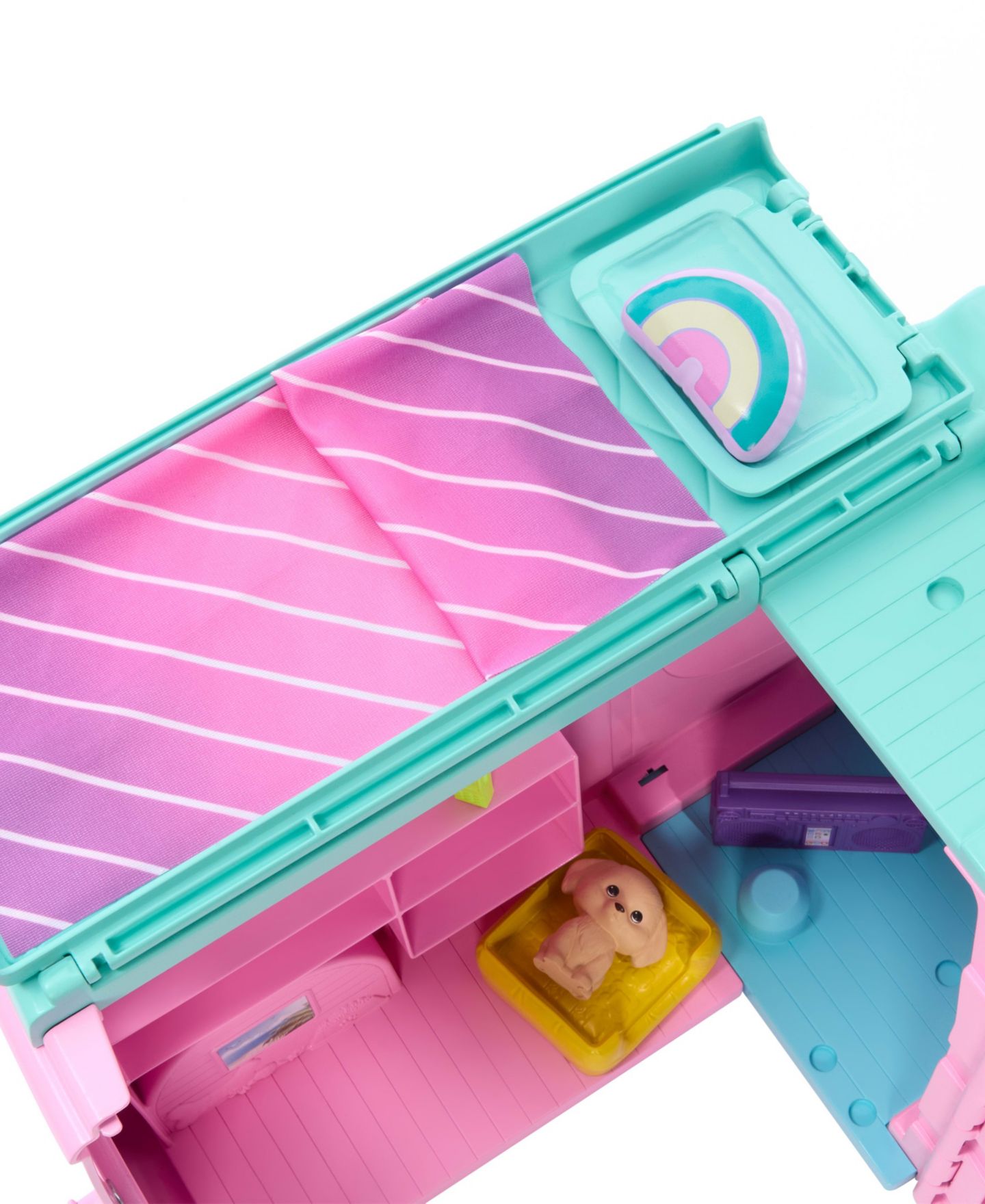 Детский игровой набор Barbie Dream Land Road Trip Camper 20-Piece Playset with Puppy & Travel Accessories — фото 6