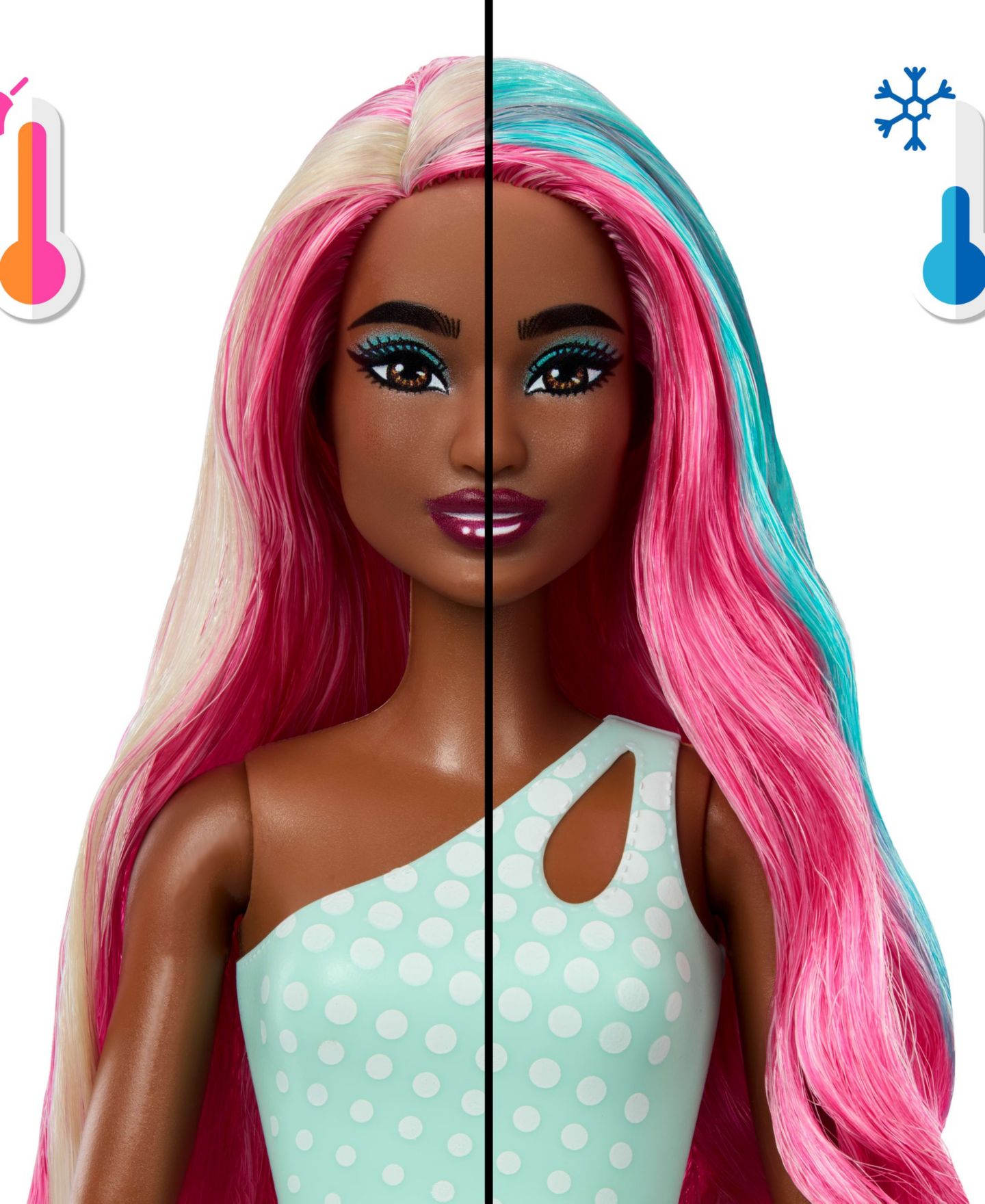 Детская кукла Barbie Pop Reveal Sea Slushy Series 12.8" Color-Change Scented Fashion Doll with Accessories — фото 6