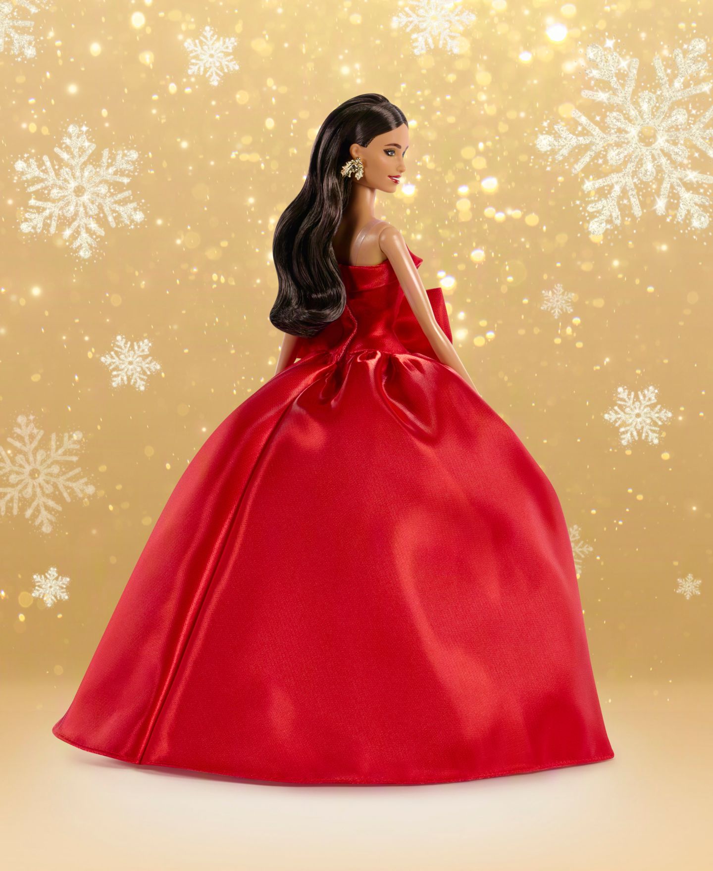 Детская кукла Barbie 2026 Holiday 13" Collectible Brown Hair Fashion Doll — фото 5
