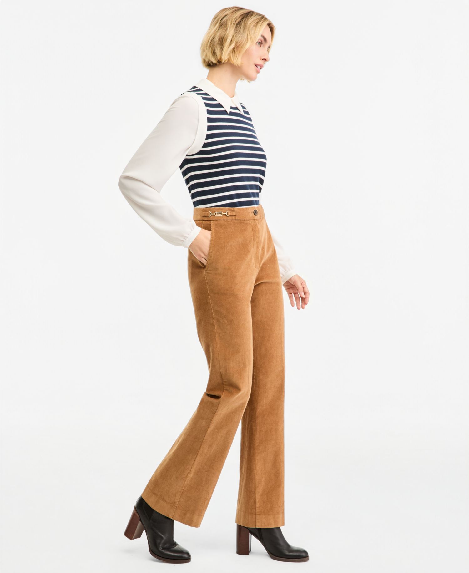 Women's Corduroy Slim Bootcut Pants
