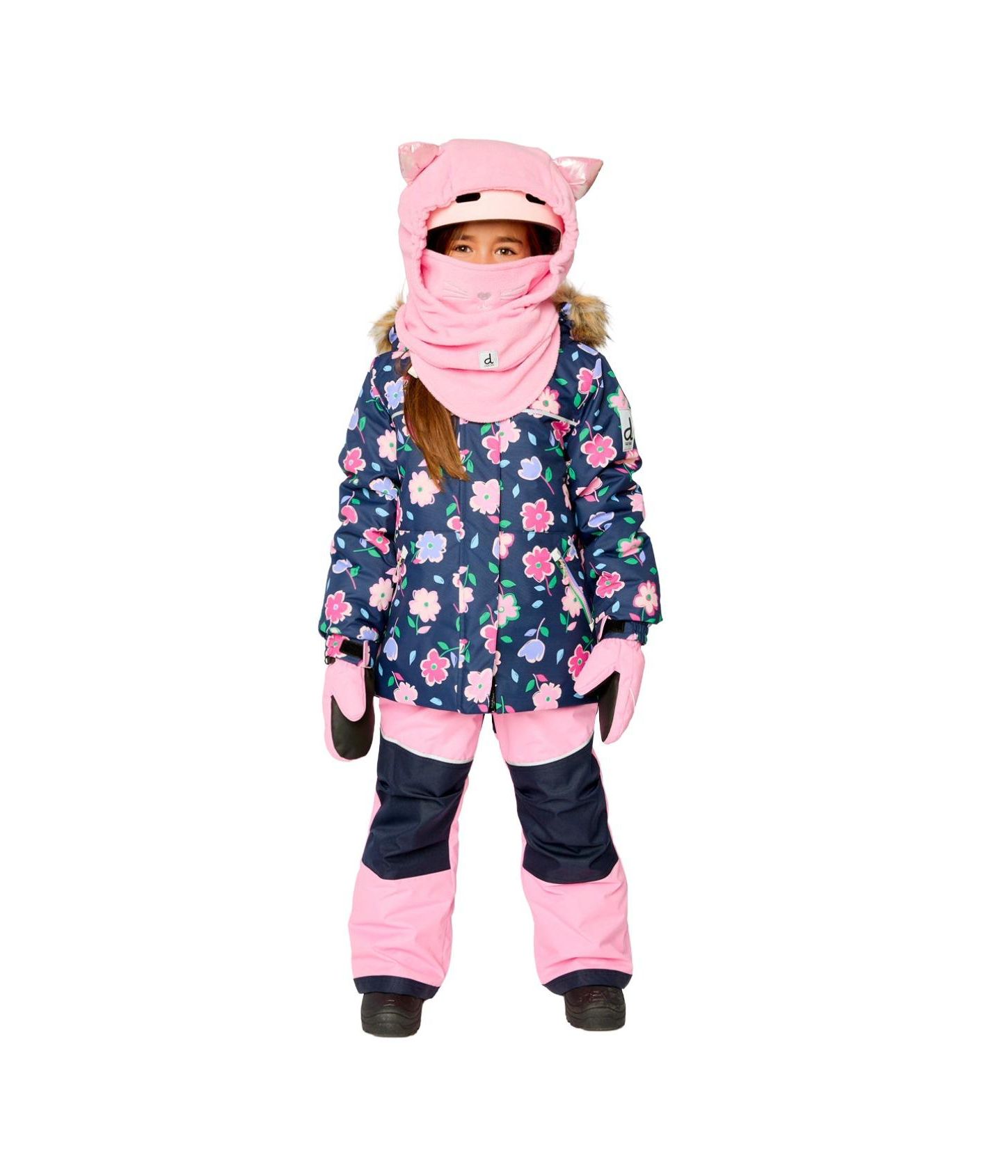 Deux par Deux Little and Big Girl (6 - 8) Two Piece Discover Snowsuit — фото 5