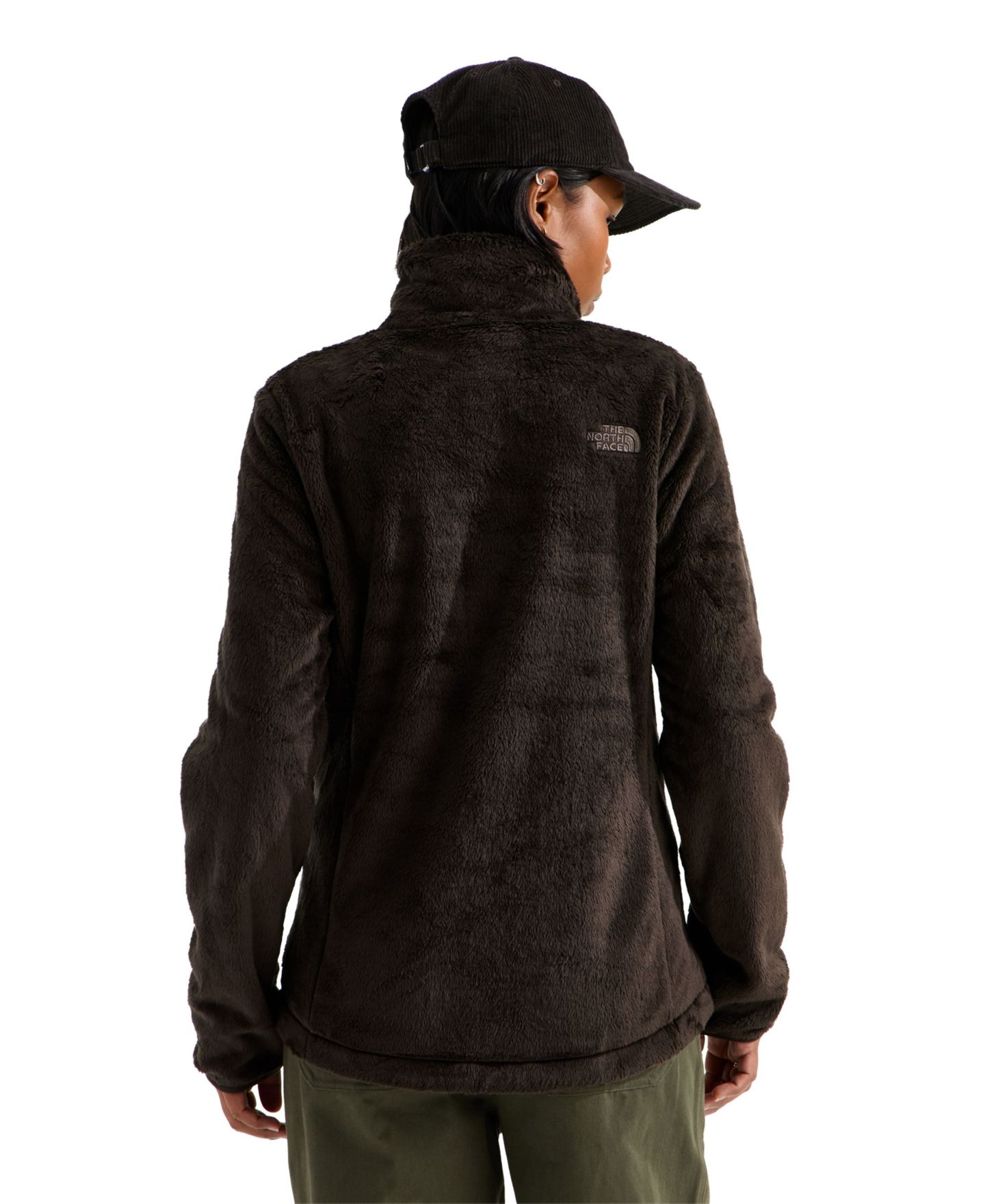 Женская куртка The North Face Osito Fleece, цвет: Тёмный каштановый — фото 4
