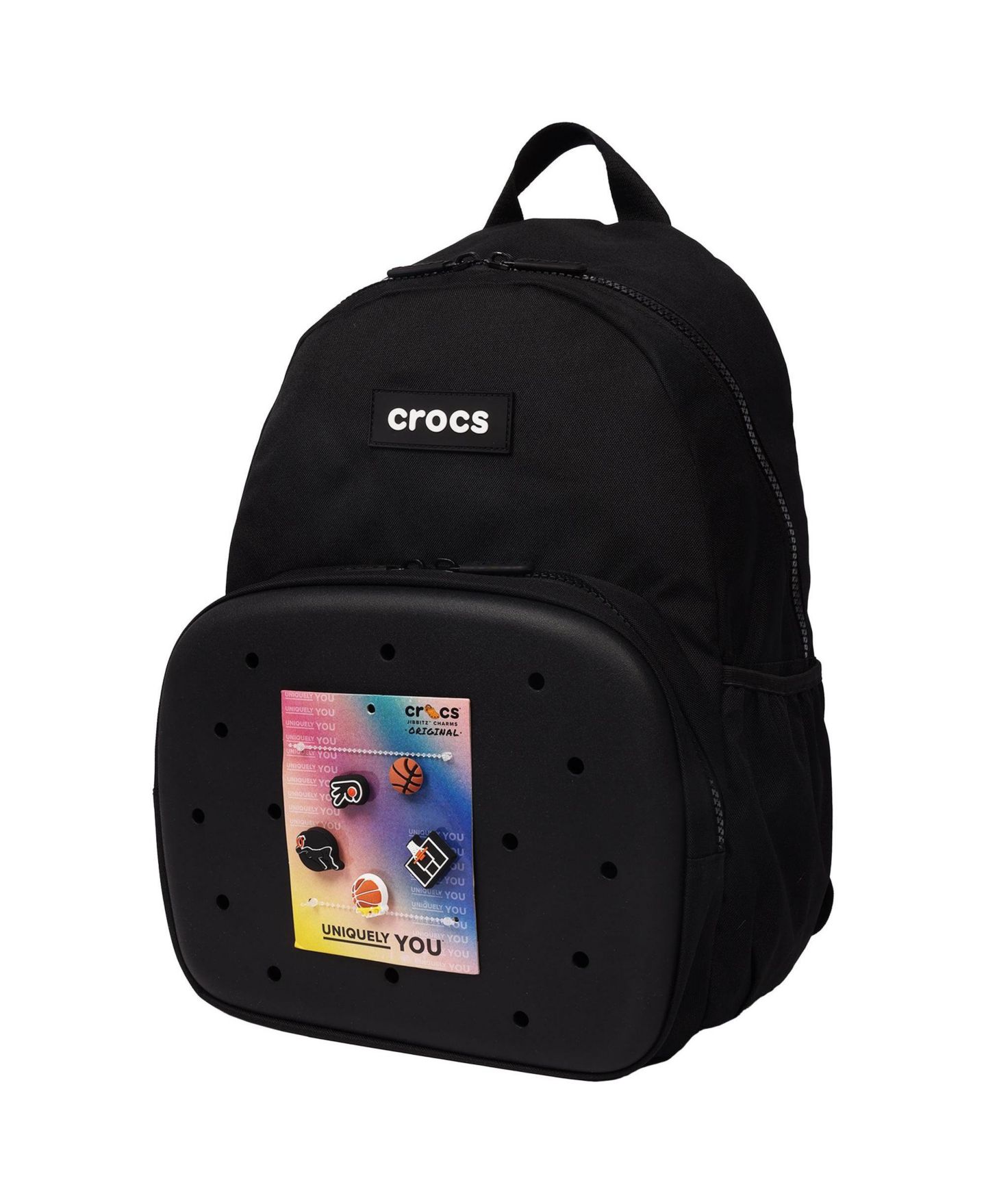 Рюкзак Crocs Back to School with EVA Front Pocket Customizable Jibbitz, цвет: Чёрный — фото 3