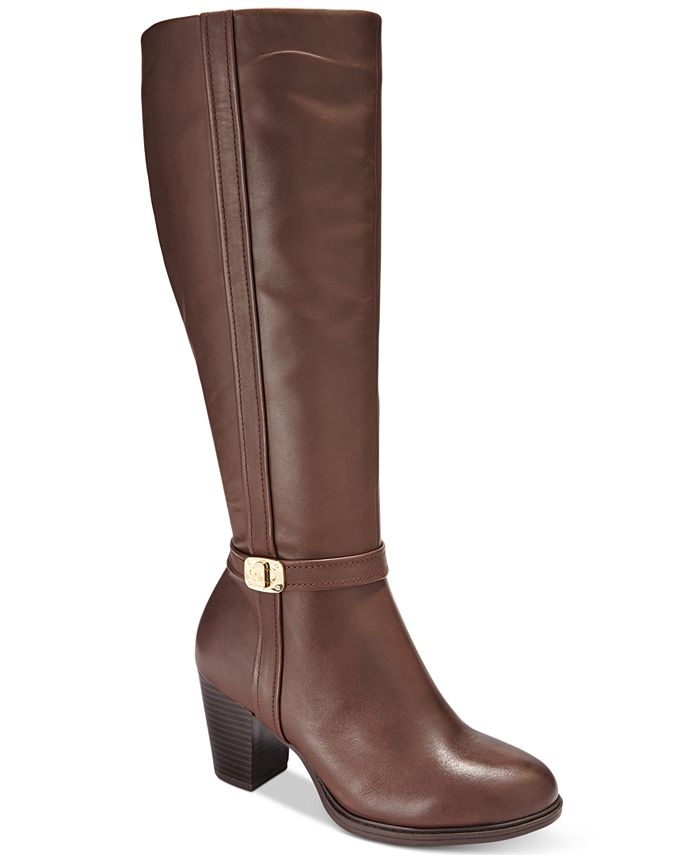 Giani Bernini Raiven Wide-Calf Memory Foam Dress Boots, Created for ...