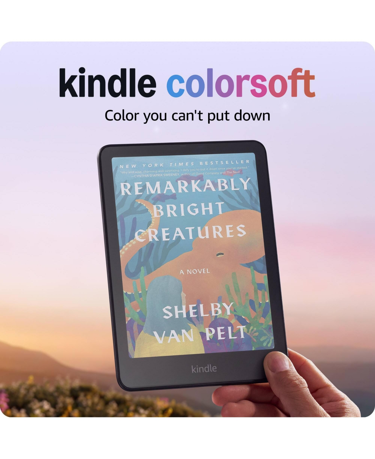 Amazon Kindle Colorsoft 7" 16GB Color Display Adjustable Warm Light E-Reader
