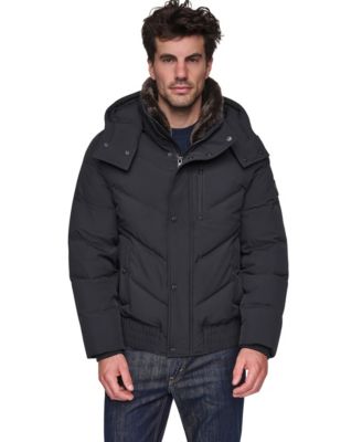 Men's Hooded Bomber Jacket