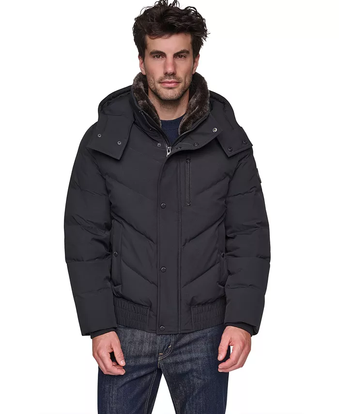 Men's Hooded Bomber Jacket