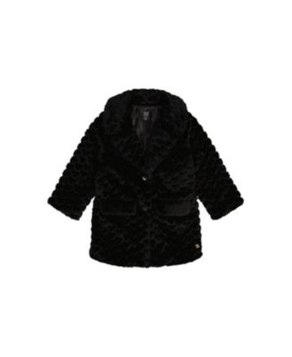 Toddler Girl ( 2-3 4-5 ) Faux Fur Long Coat 