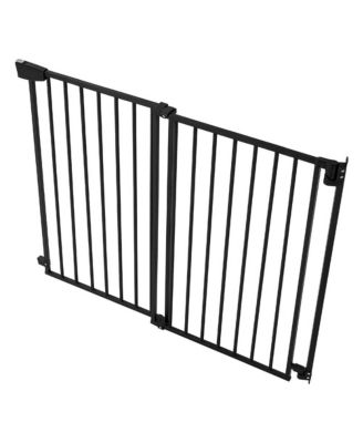 Hardware Mounted Dog Gate for Stairs 30 in High and 31 to 48 in Wide