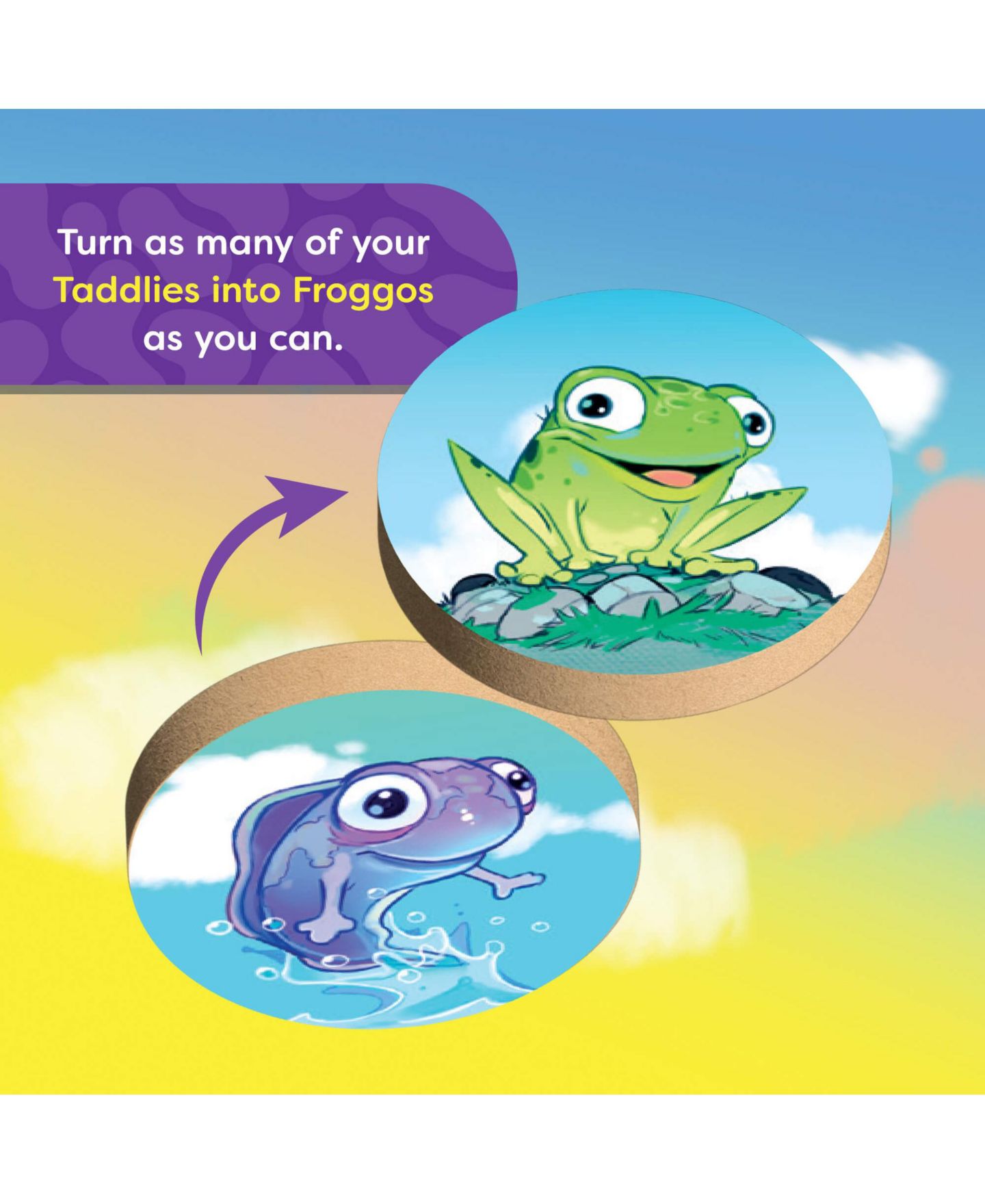 Детские игрушки Haba Froggos 100-Piece Dice Game, Ages 6+, цвет: Жёлтый — фото 3