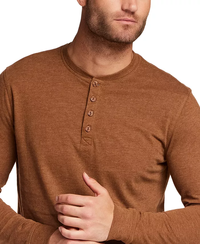 Men's Long-Sleeve Henley Shirt - thumbnail 3