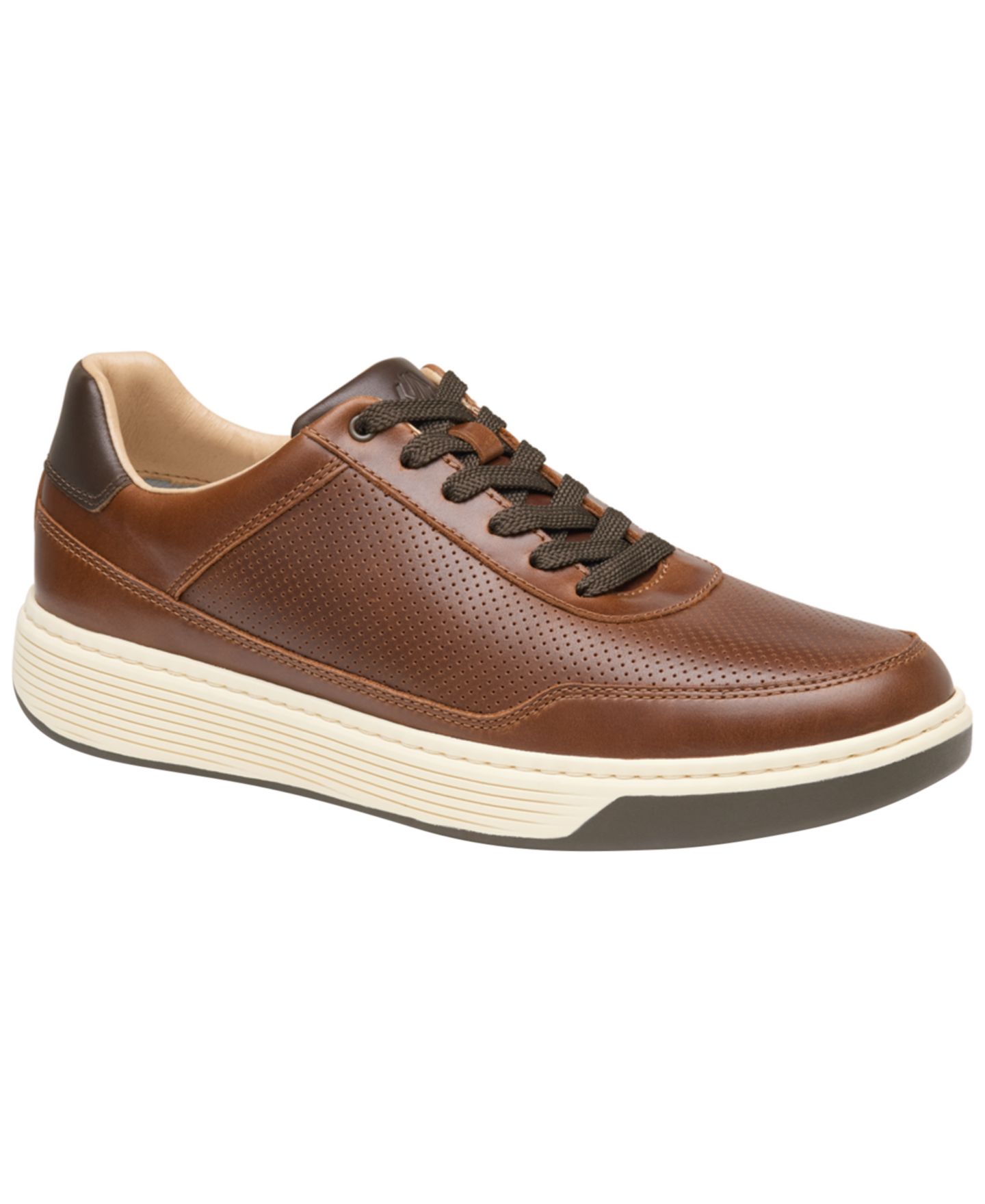 Обувь Johnston & Murphy Men's Dawson U-Throat Leather Shoes, цвет: Красное дерево — фото 1