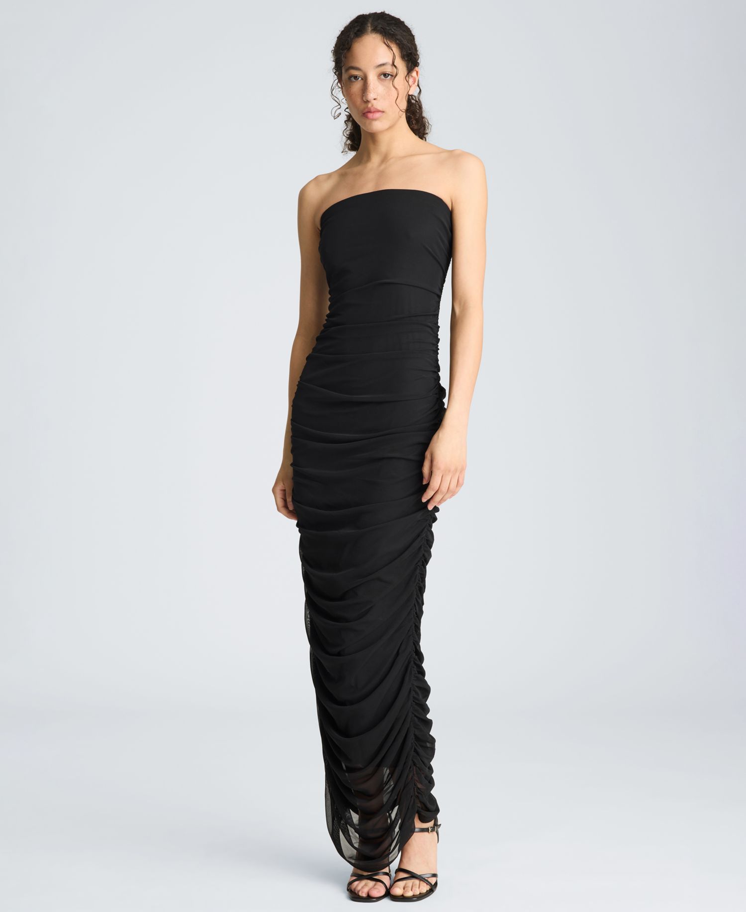 Women's Strapless Midi Dress