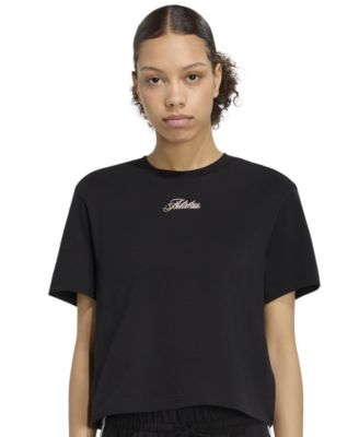 Women's Camo Graphic Loose-Fit Crewneck T-Shirt