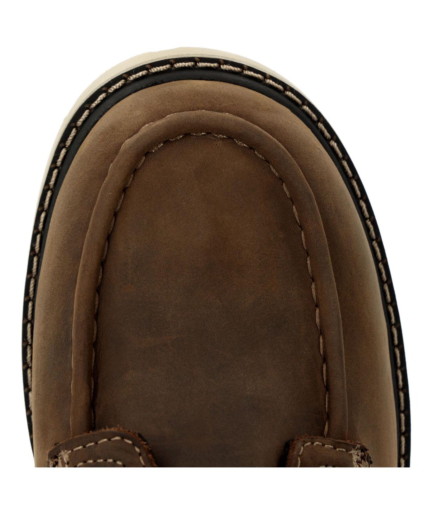 Мужские ботинки GEORGIA BOOT Carbon Flex 6" Moc-Toe Work Boot, цвет: Коричневый — фото 8
