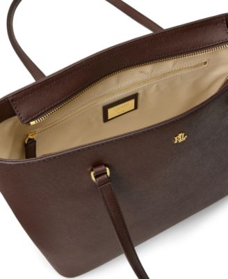 Crosshatch Leather Medium Karly Shopper Tote Handbag thumbnail 4