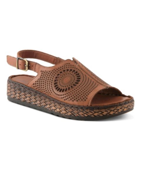 Женские сандалии Spring Step Cordero Slingback Sandal with Leather Upper, цвет: Верблюжий