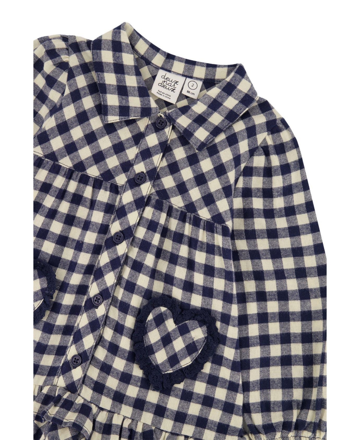 Deux par Toddler Girls 2T-5T Shirt Dress with Frills