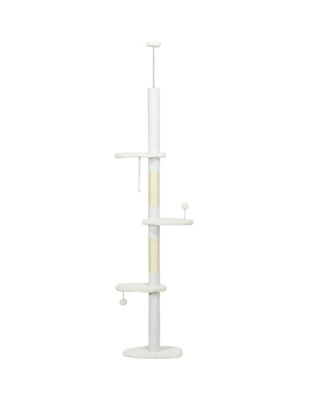 Floor to Ceiling Cat Tree with Sisal Posts and Cloud Perches