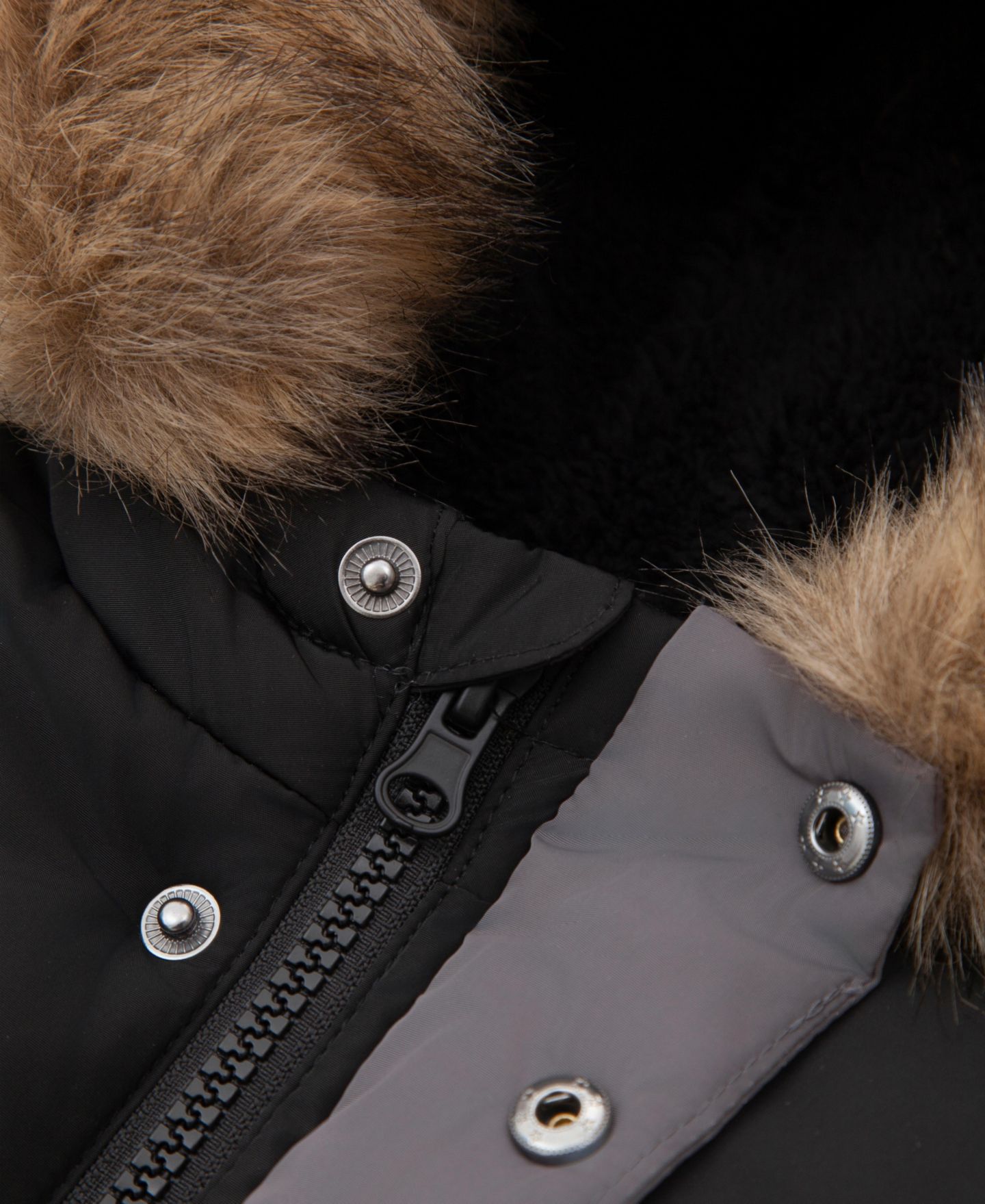 Куртка Rokka&Rolla Fleece Lined Puffer Jacket Coat для мальчиков-малышей, цвет: Серый — фото 6