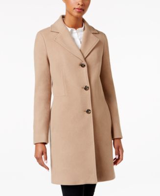 Authenticatie natuurlijk Tegenstander Calvin Klein Walker Wool-Cashmere Blend Coat & Reviews - Coats & Jackets -  Women - Macy's