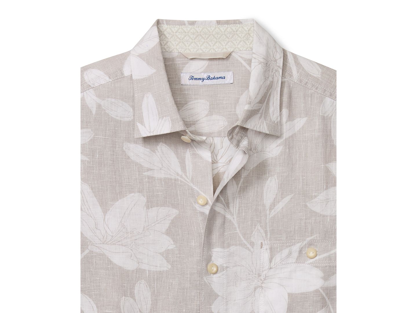 Мужская рубашка Tommy Bahama Reverse-Print Woven, цвет: Morel — фото 7