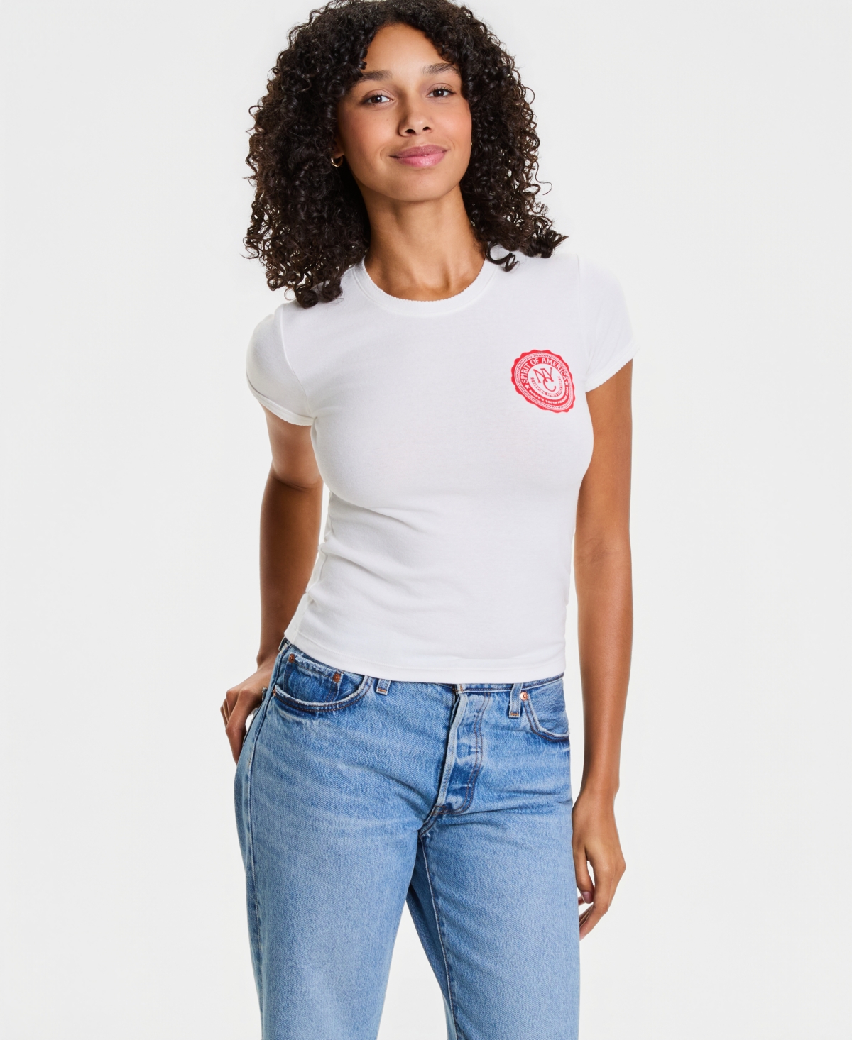 Macy's 100th Thanksgiving Day Parade Spirit of America Scalloped-Edge T-Shirt, Exclusive