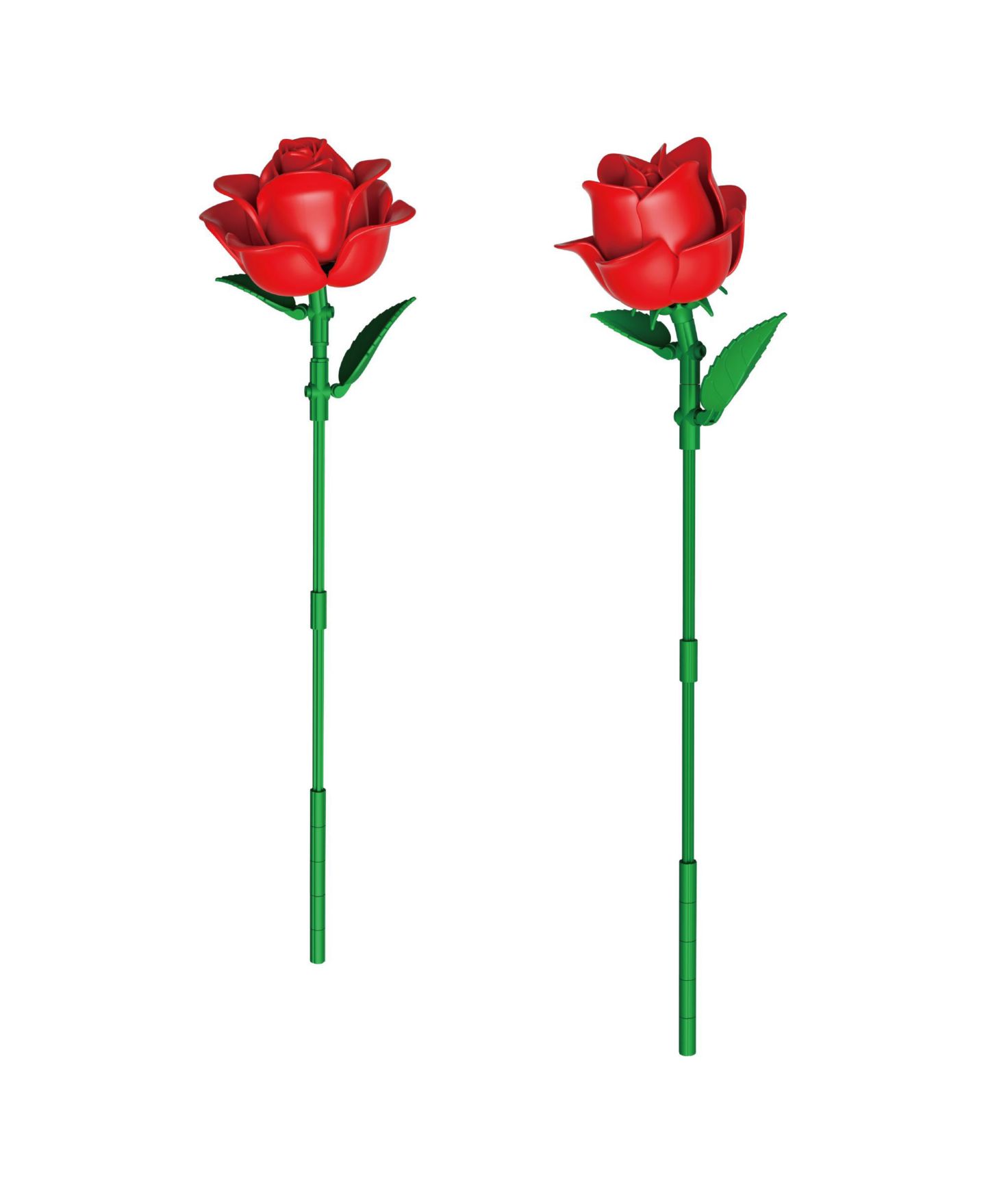Детский конструктор Contixo BK09 Rose Bouquet Building Set, 789-Piece Red Rose Floral Brick Kit with Adjustable Stems, Romantic Home Décor Gift for Kids & Adults Ages 8+, цвет: Красный — фото 5