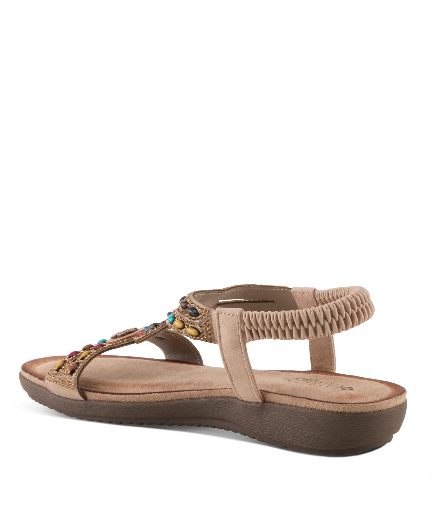 Женские сандалии Patrizia Ponyo Ankle Strap Slip-On Sandal Faux Fur with Lining, цвет: Бежевый — фото 7
