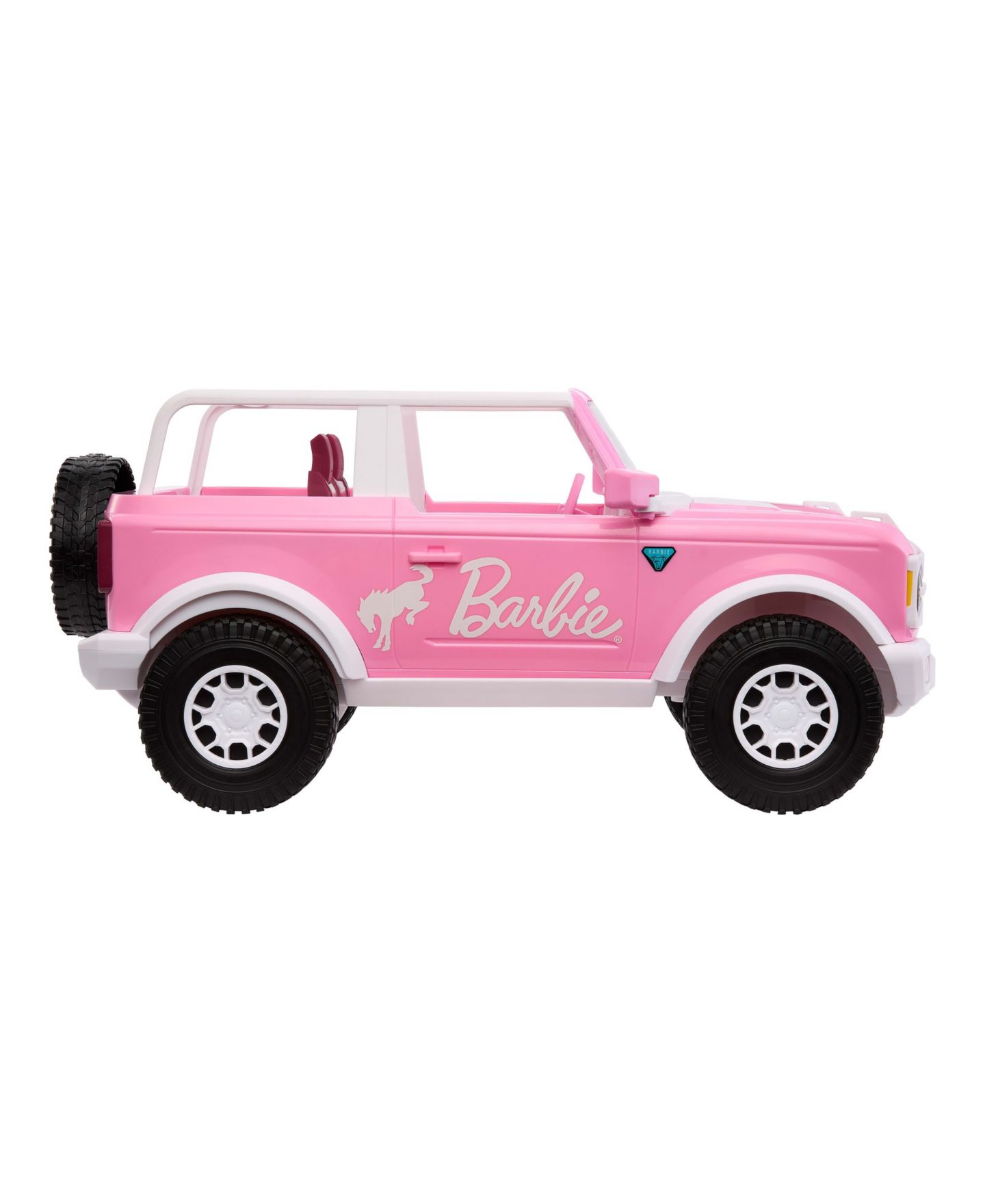 Детская игрушка Hot Wheels Barbie Ford Bronco Battery-Powered Remote-Control Toy Car — фото 4