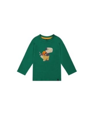 Little Boys 6-8 Long Sleeve Organic Cotton T-Shirt