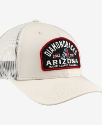 Men's Cream Arizona Diamondbacks Leland Adjustable Trucker Hat