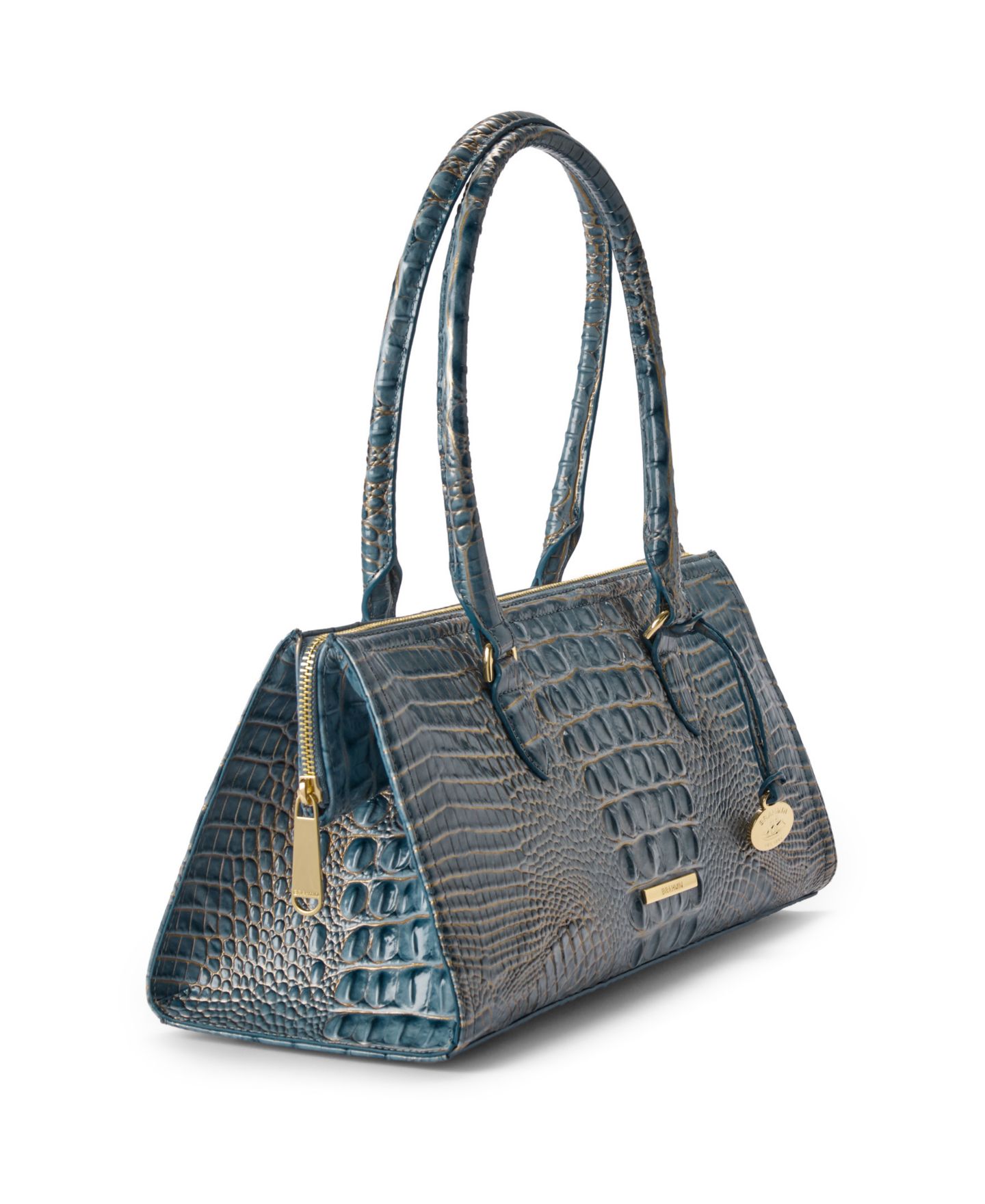 Женская сумка Brahmin Sophia Large Shoulder, цвет: Винтажный индиго — фото 3