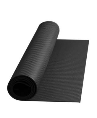 Large Non-Slip Exercise Mat with Carry Bag and Strap, 8 x 5 ft Yoga and Fitness Mat