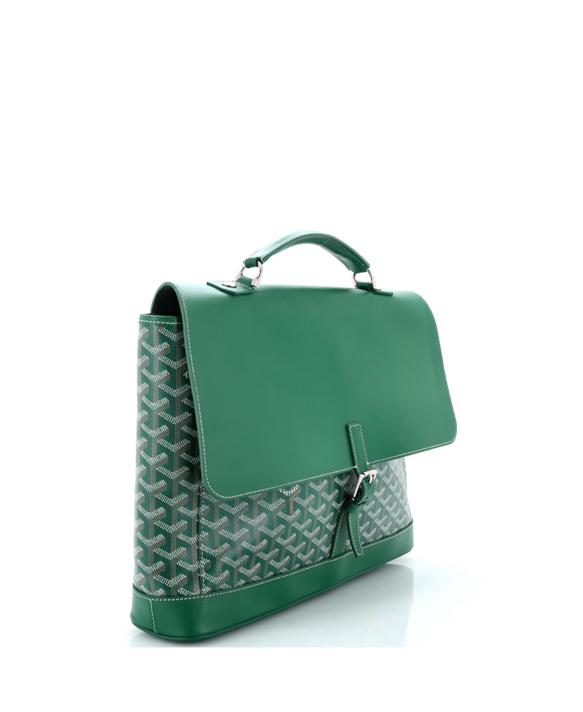 Pre-Owned Goyard Citadin Messenger Briefcase Coated Canvas