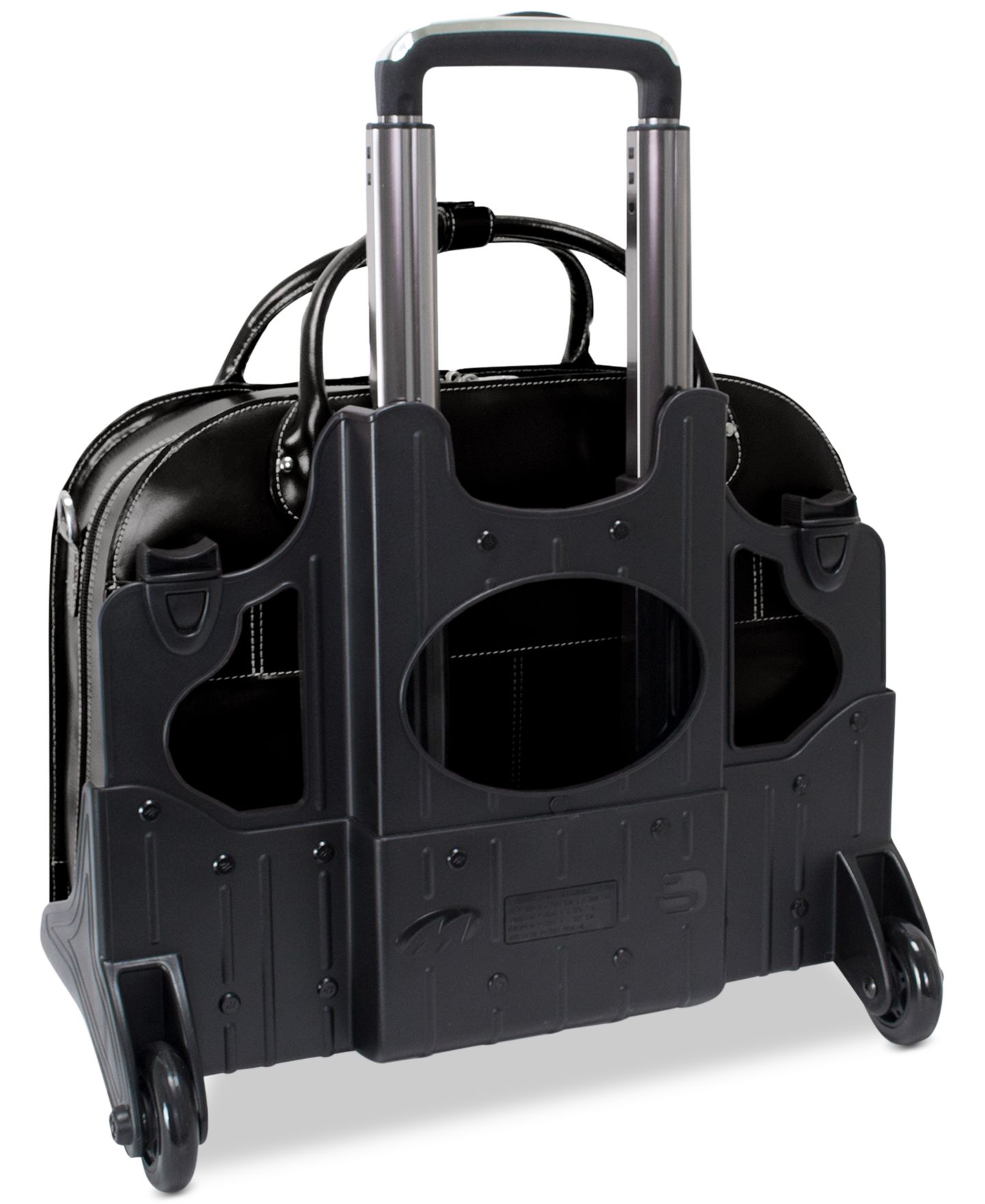 Сумка McKlein Roseville Detachable Wheeled Briefcase, цвет: Чёрный — фото 3