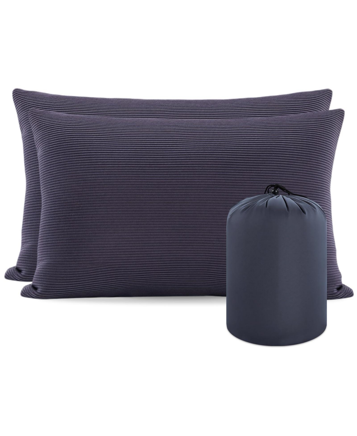 Piscifun 2 Pack Compressible Camping Pillow Washable Cover Carry Bag For Hiking Travel Sleeping