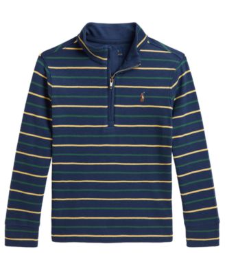 Boys' 2T-7 Interlock Quarter-Zip Shirt
