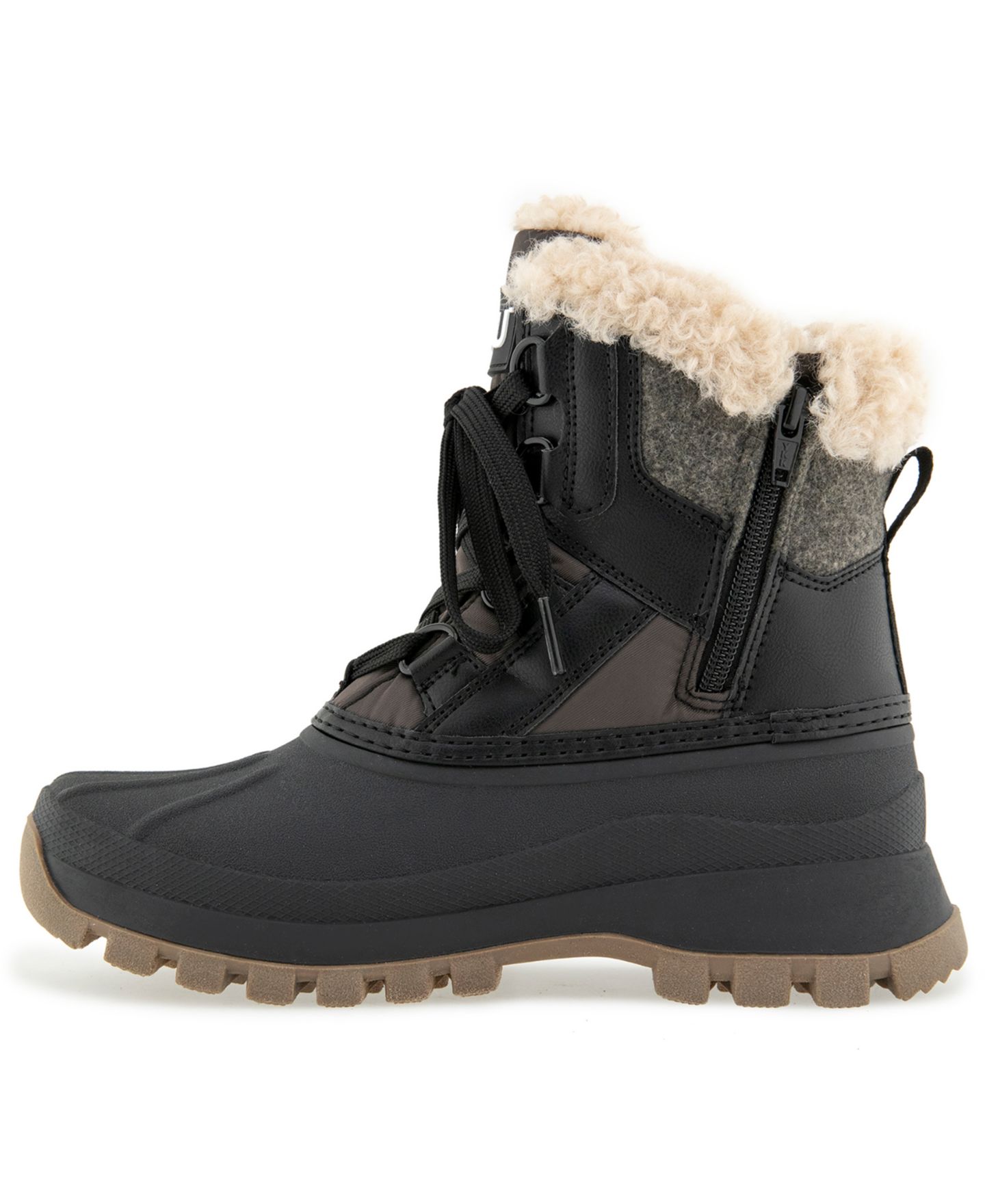 Женские ботинки JBU Fury Waterproof Cold Weather Lace-Up, цвет: Чёрный — фото 6