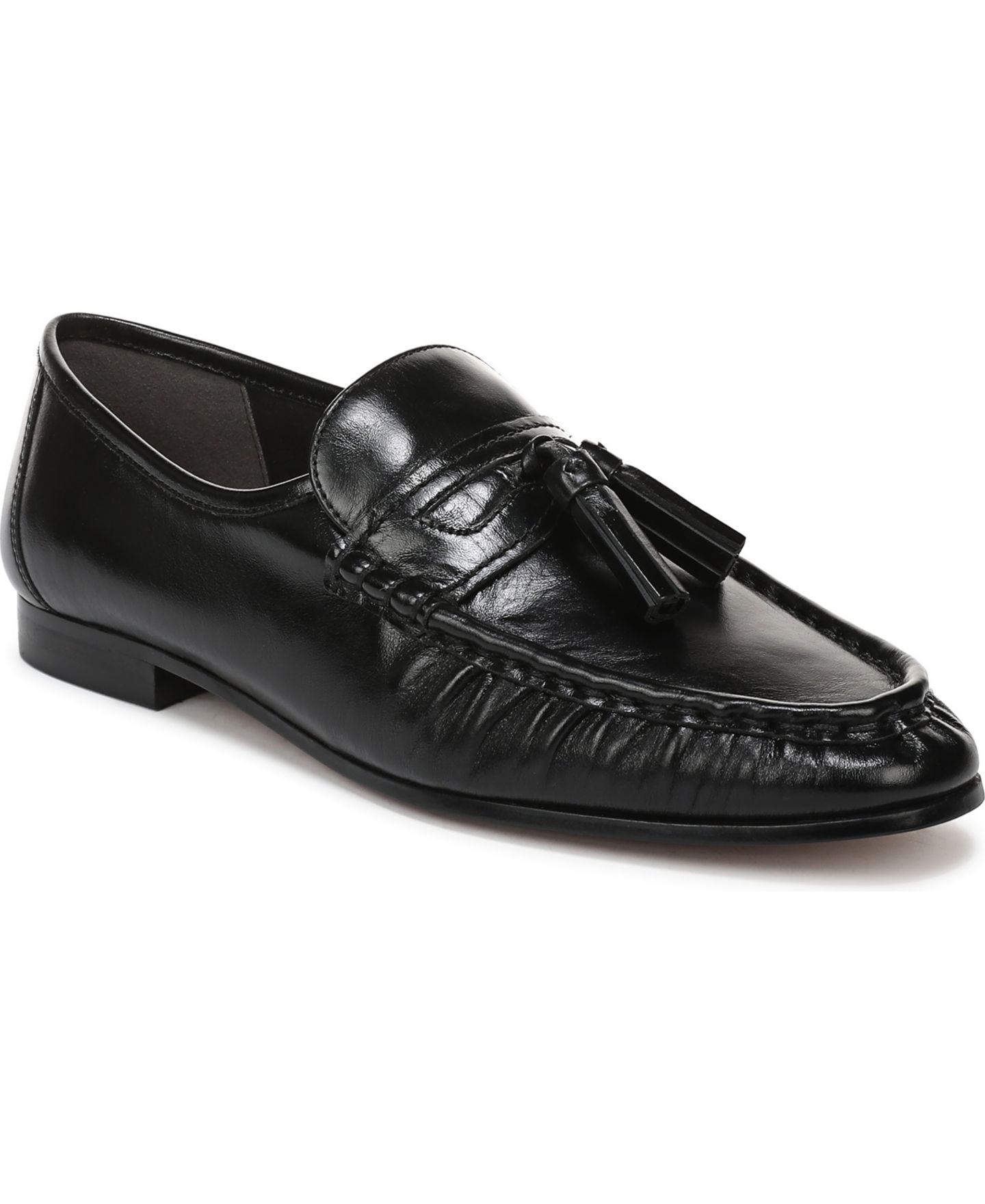 Женские туфли Sam Edelman Lana Mocassin Slip-On, цвет: Чёрный кожаный — фото 1