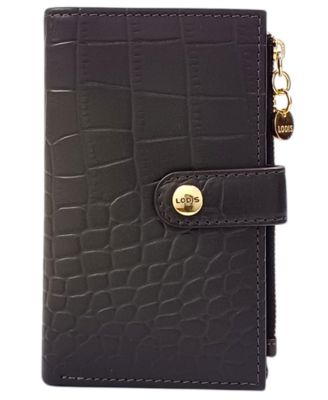 Vintage Burnished North South French Wallet