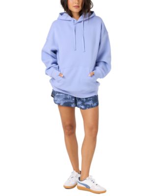 Women's Born In The Sea Oversized Embroidered Pullover Hoodie