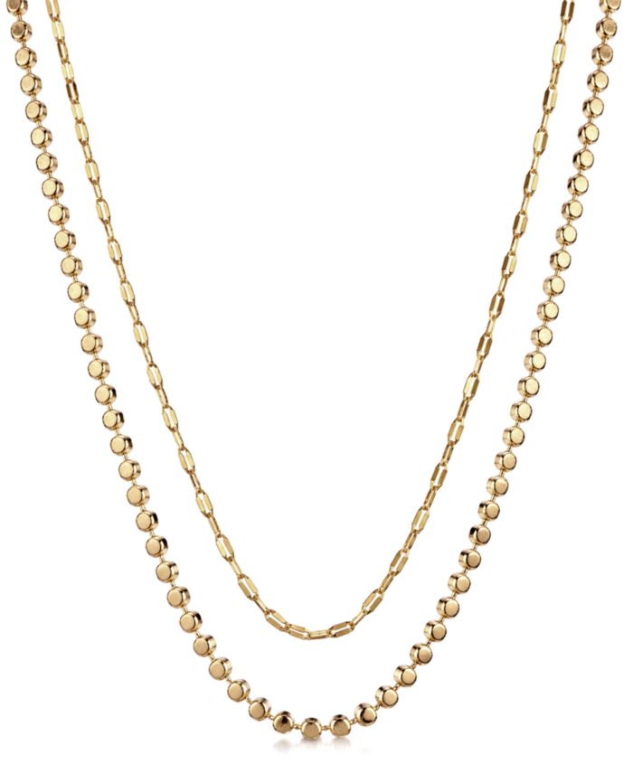 And Now This 18K Gold Plated Layered Necklace