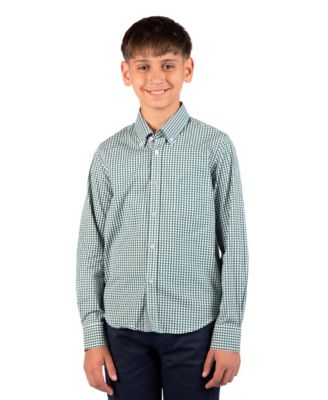 Big Boys Signature Gingham Long Sleeve Shirt