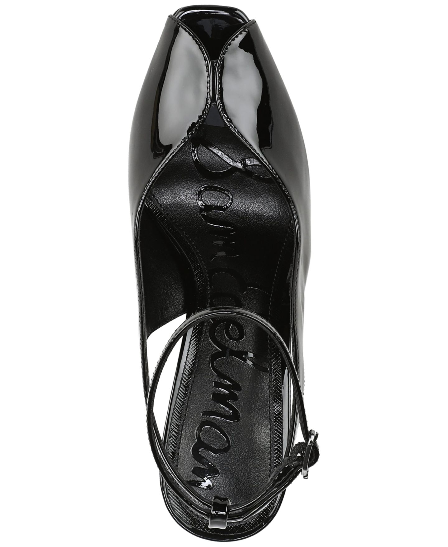 Женские туфли Sam Edelman Esme Stiletto Pumps, цвет: Чёрная лаковая кожа — фото 4