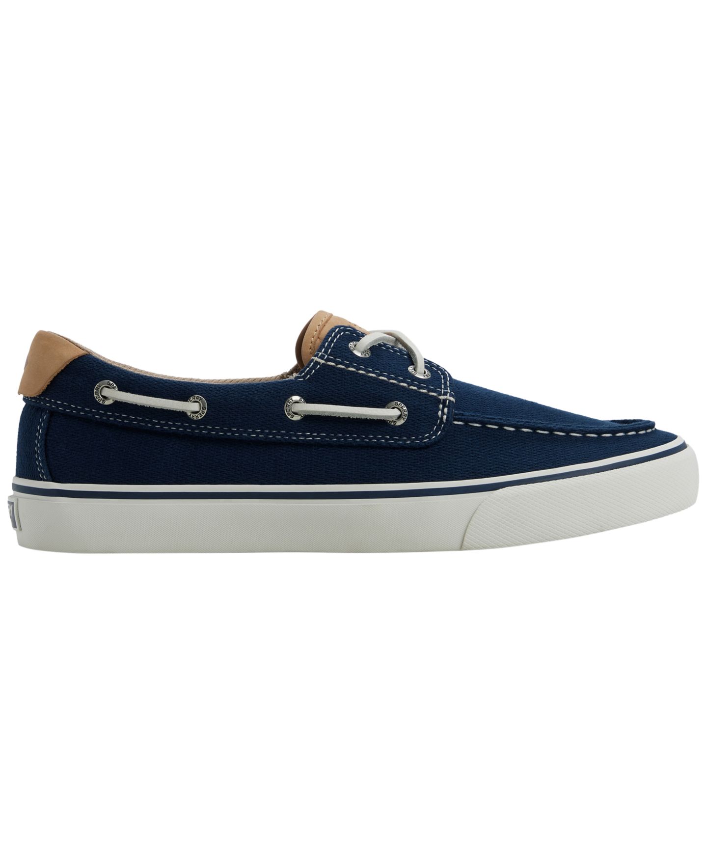 Обувь Sperry Men's Helm 2-Eye Round-Toe Boat Shoes, цвет: Тёмно-синий — фото 2