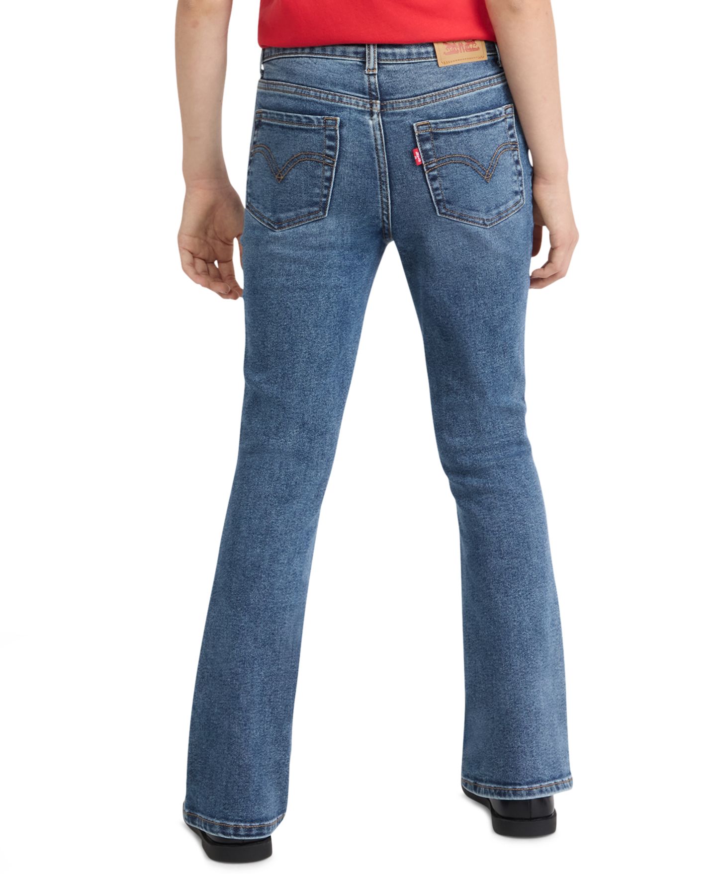 Джинсы Levi's 726™ Frayed Flowers Flare Jeans для девочек, цвет: Tide Me Over — фото 4